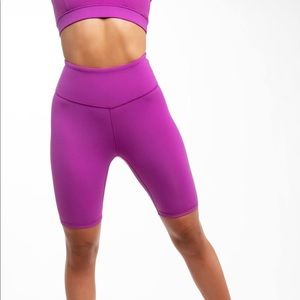 IVL collective purple cactus bike shorts